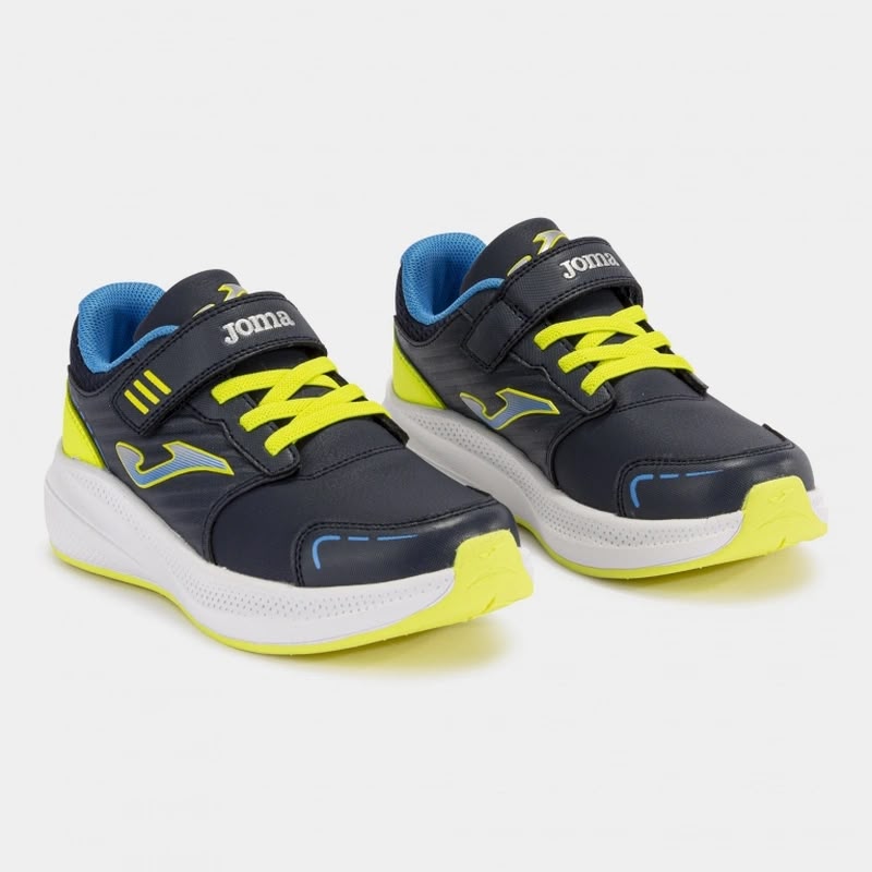 Joma J.Star children's light-up sneakers for boys Blue/Yellow